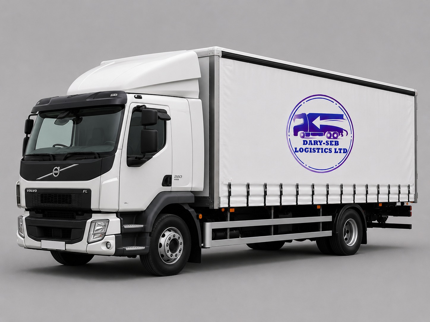 18 Tonne Box — CurtainSide — Tail Lift DARY-SEB Logistics branded vehicle