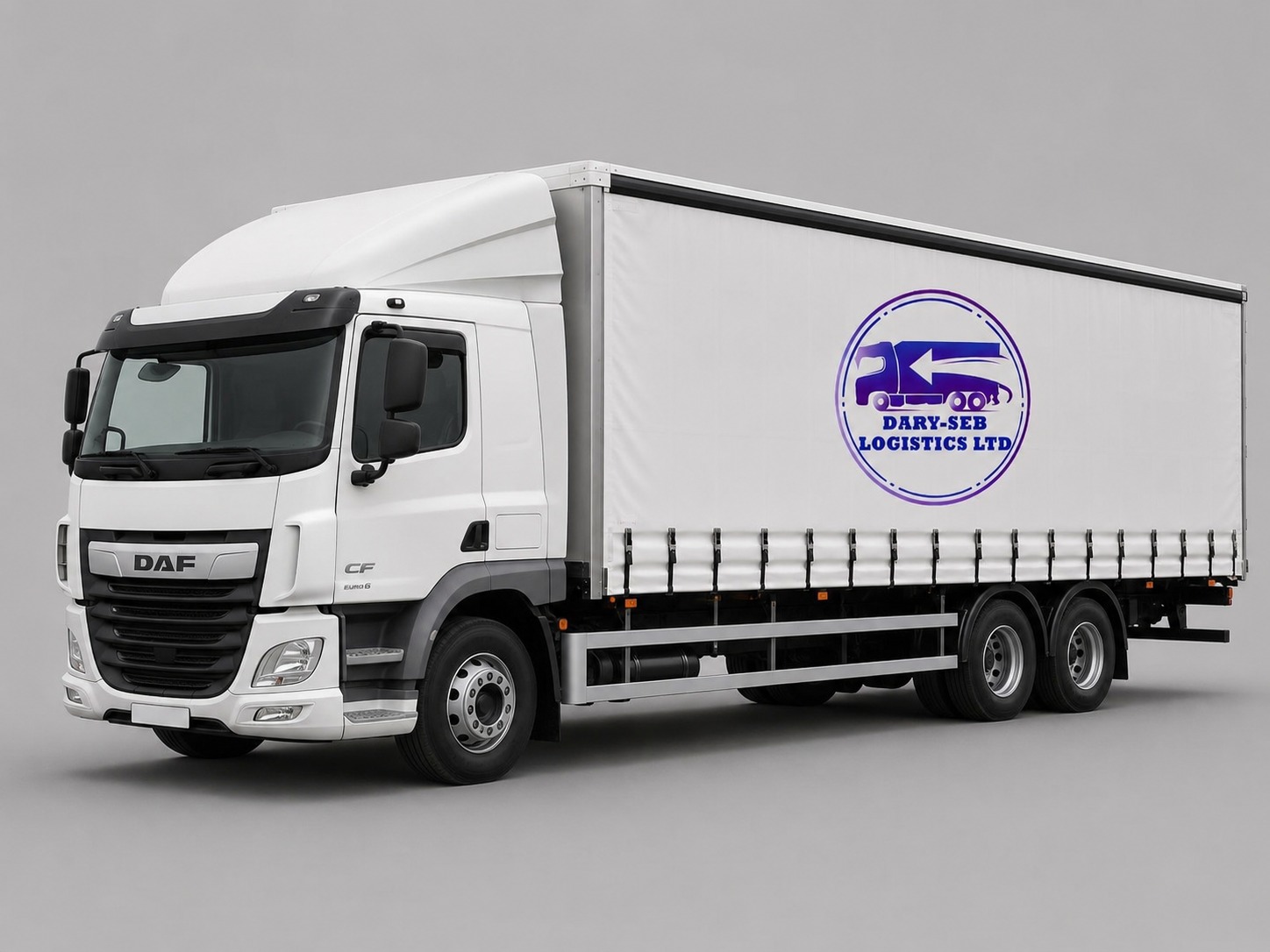 26 Tonne Box — CurtainSide — Tail Lift DARY-SEB Logistics branded vehicle