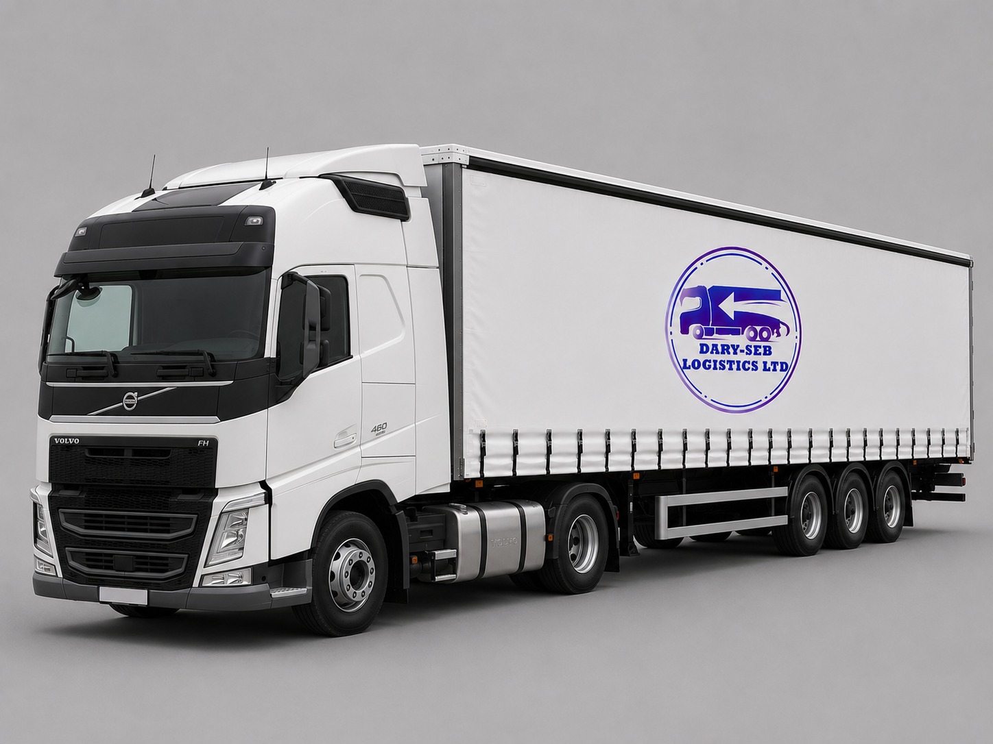 Artic — Box — CurtainSide DARY-SEB Logistics branded vehicle